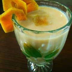 A picture of Chikoo shake #ramadankitayari.