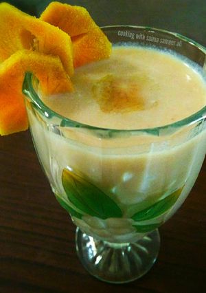 A picture of Chikoo shake #ramadankitayari.