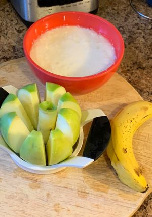 Una foto de Yogurt con fruta natural