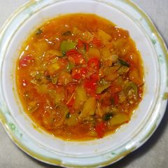 A picture of Vegetable sauce.