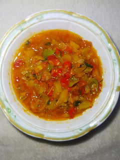 A picture of Vegetable sauce.