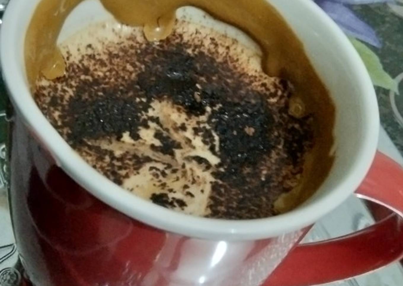 Frothy coffee