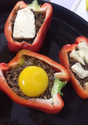 Una foto de Morrones rellenos - Sin harina ‼️