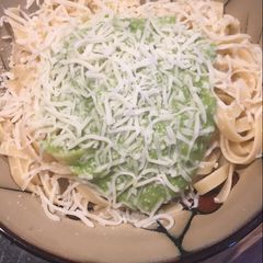 A picture of Avacado Spinach Fettuccine.