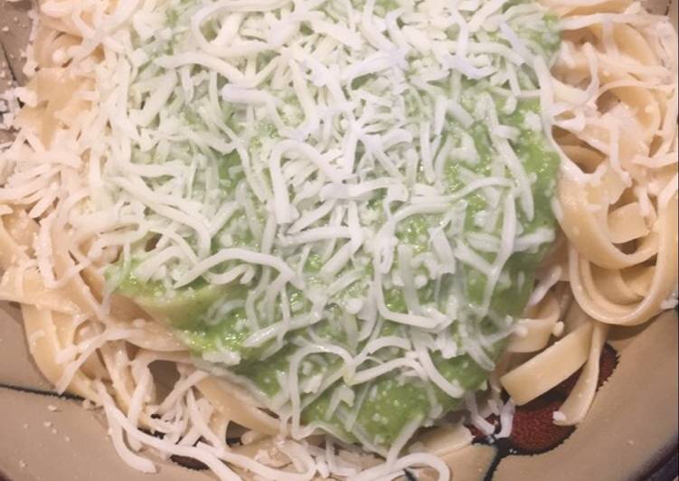 Step-by-Step Guide to Prepare Super Quick Homemade Avacado Spinach Fettuccine