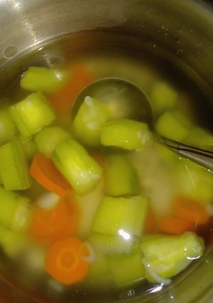 Foto resep Sayur bening oyong dan wortel