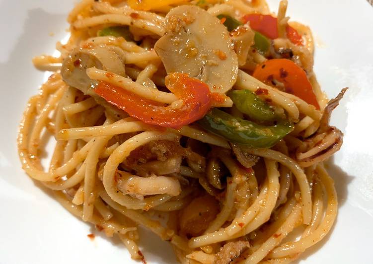 AGLIO OLIO SOTONG BERAPI πΆπΆ
