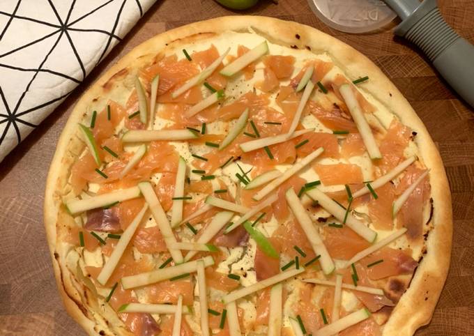 ☆Tarte Fine Saumon Fumé et Granny-Smith☆