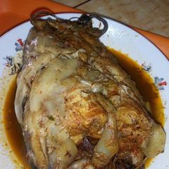 Cat fish head peppersoup A picture of Cat fish head peppersoup.