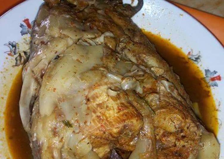 Easiest Way to Prepare Quick Cat fish head peppersoup