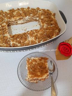 صورة لوصفة كيكه باااردة لذيذة 🤤