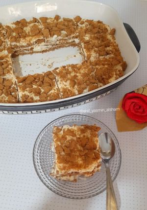 صورة لوصفة كيكه باااردة لذيذة 🤤