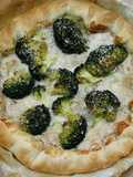 Quiche de brócoli y atún