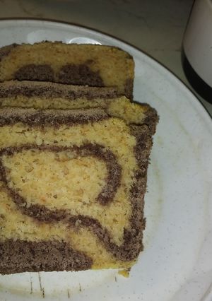 Sütőtökös- Csíkos kalács glutén-, laktózmentesen recept fotója