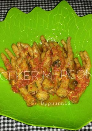 Foto resep Ceker Mercon (Menu Keto)