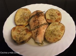 Foto principal de Solomillo de pavo al horno con patatas
