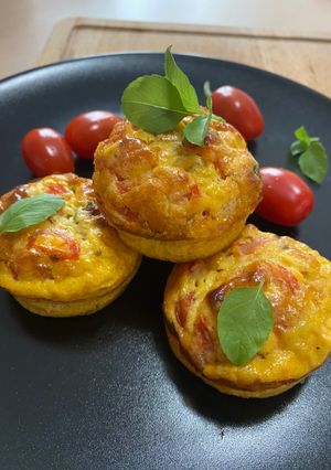 Une photo de Muffins tomates