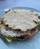 Pan Pita de Avena Casero