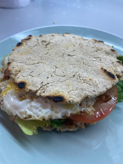 Una foto de Pan Pita de Avena Casero