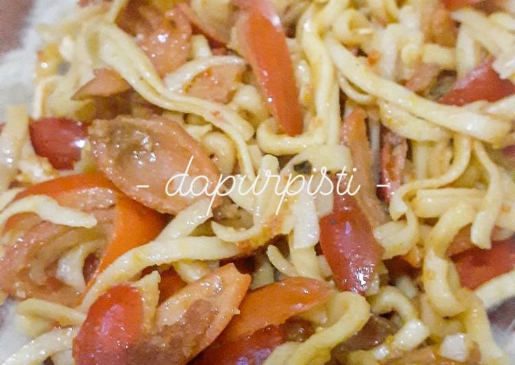 Resep Mie Goreng Kulit Melinjo, Lezat