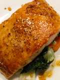 Citrus and honey glazed salmon