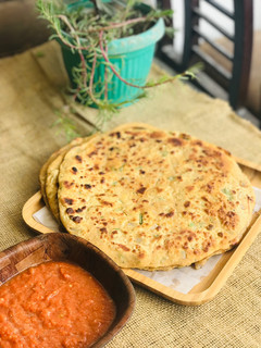 A picture of Besan ki Roti.