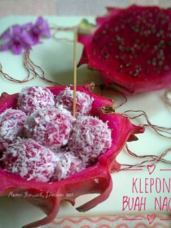 Foto resep Klepon Buah Naga