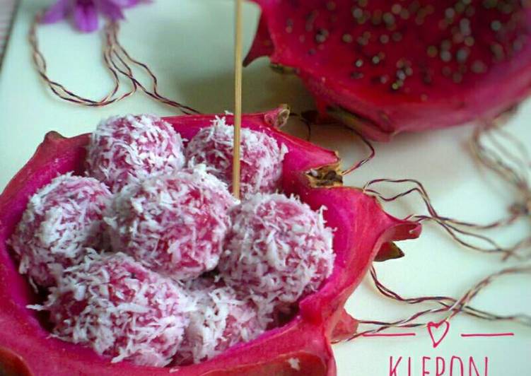 Klepon Buah Naga