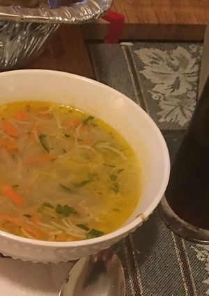 صورة لوصفة شوربة الشعيرية