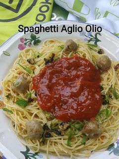 Foto resep Spaghetti Aglio Olio Sederhana