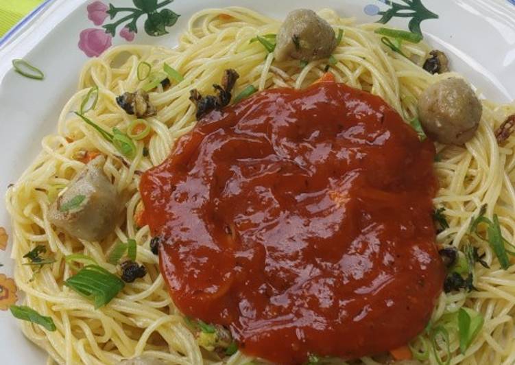 Resep Spaghetti Aglio Olio Sederhana, Enak Banget