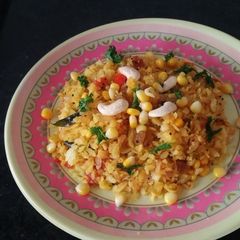 Corn poha A picture of Corn poha.