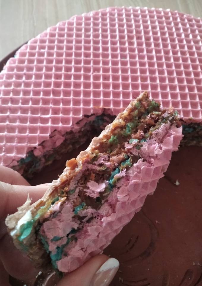 Вафельний торт з кокосом