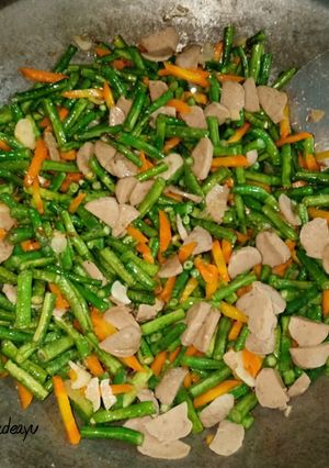 Foto resep Tumis Kacang Panjang Wortel Bakso