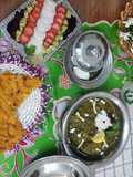 Saag gosht with malai ki roti