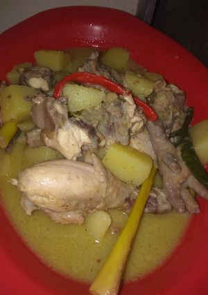 Foto resep Opor ayam warna warni