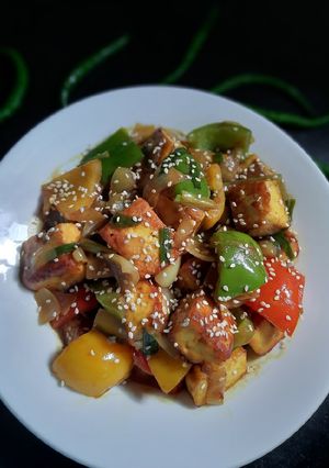 A picture of Chilli Paneer Semi Gravy.