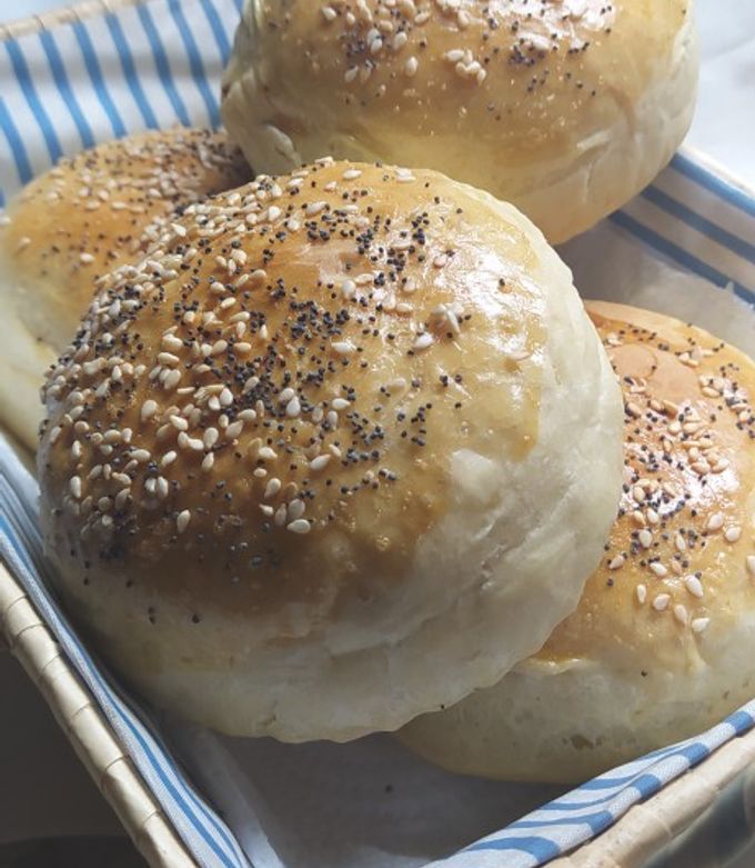 Una foto de Pan de Papa Para Hamburguesas