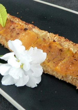 Une photo de Tartelette au melon parfumée à la fève tonka