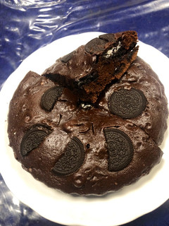 Una foto de Brownie con Oreo casero
