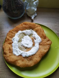 Pihe puha lángos recept fotója