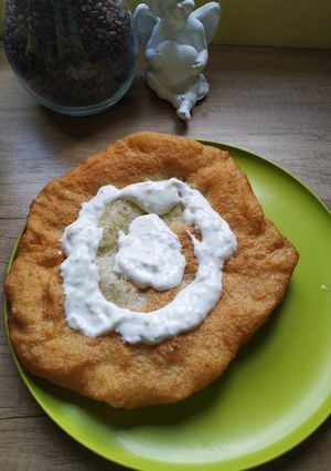 Pihe puha lángos recept fotója