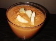 Una foto de gazpacho sin pan