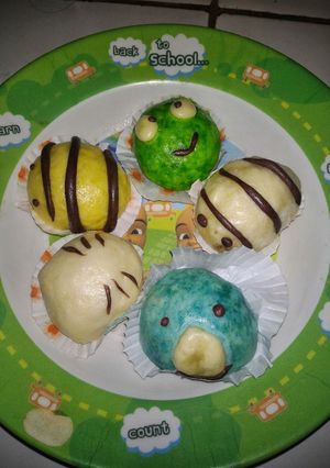 Foto resep Bakpao karakter