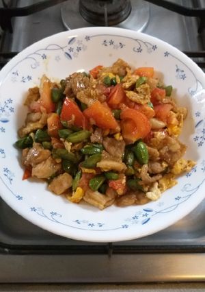Foto resep Tumis pete daging
