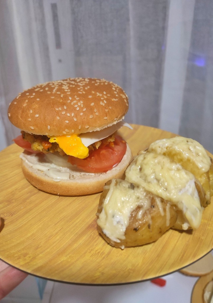 Una foto de Hamburguesa Vegetariana