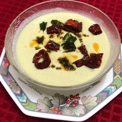 South Indian Style Coconut Curd Chutney A picture of South Indian Style Coconut Curd Chutney.