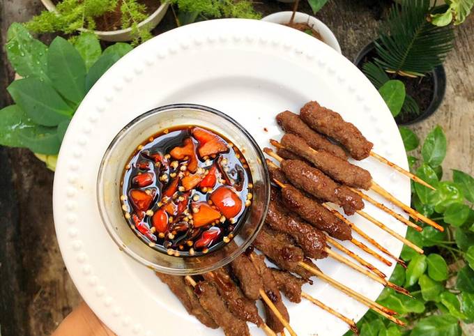 Cara Gampang Membuat Sate Daging Rempah ✨, Enak Banget