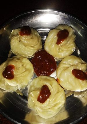 A picture of Veg momos😋😋.