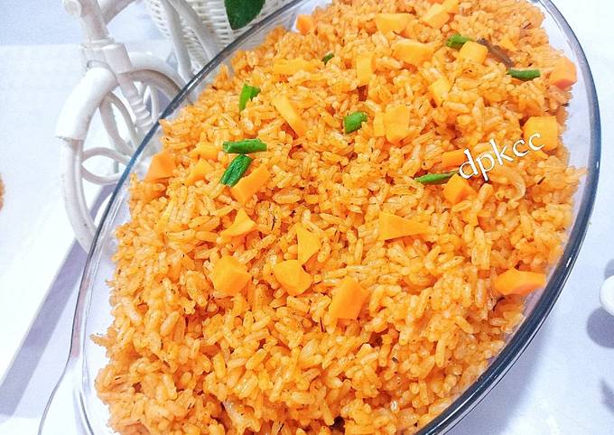 The Best Nigerian Party Jollof Rice Recipe – Grubfection By EbunOluwa